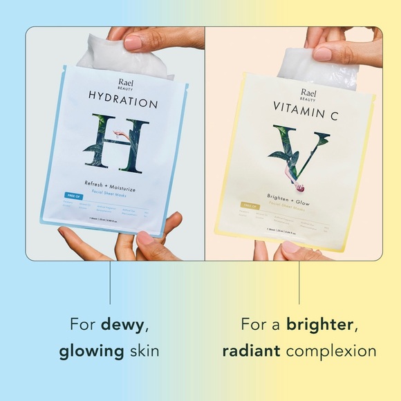 🆕 Rael Limited Edition Winter Glow 5 Count Facial Masks - Picture 3 of 5